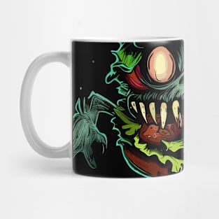 Spooky zombie Hamburger Mug